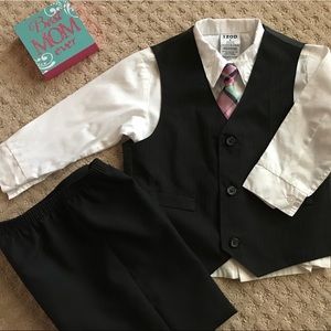 Izod Pants, Vest, Shirt & Tie